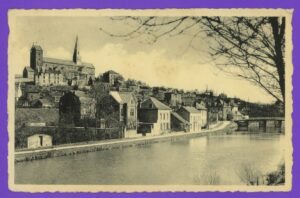 Lobbes la sambre et l'abbaye Saint Pierre
