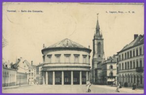 Carte postale de Tournai Salle des Concerts Recto
